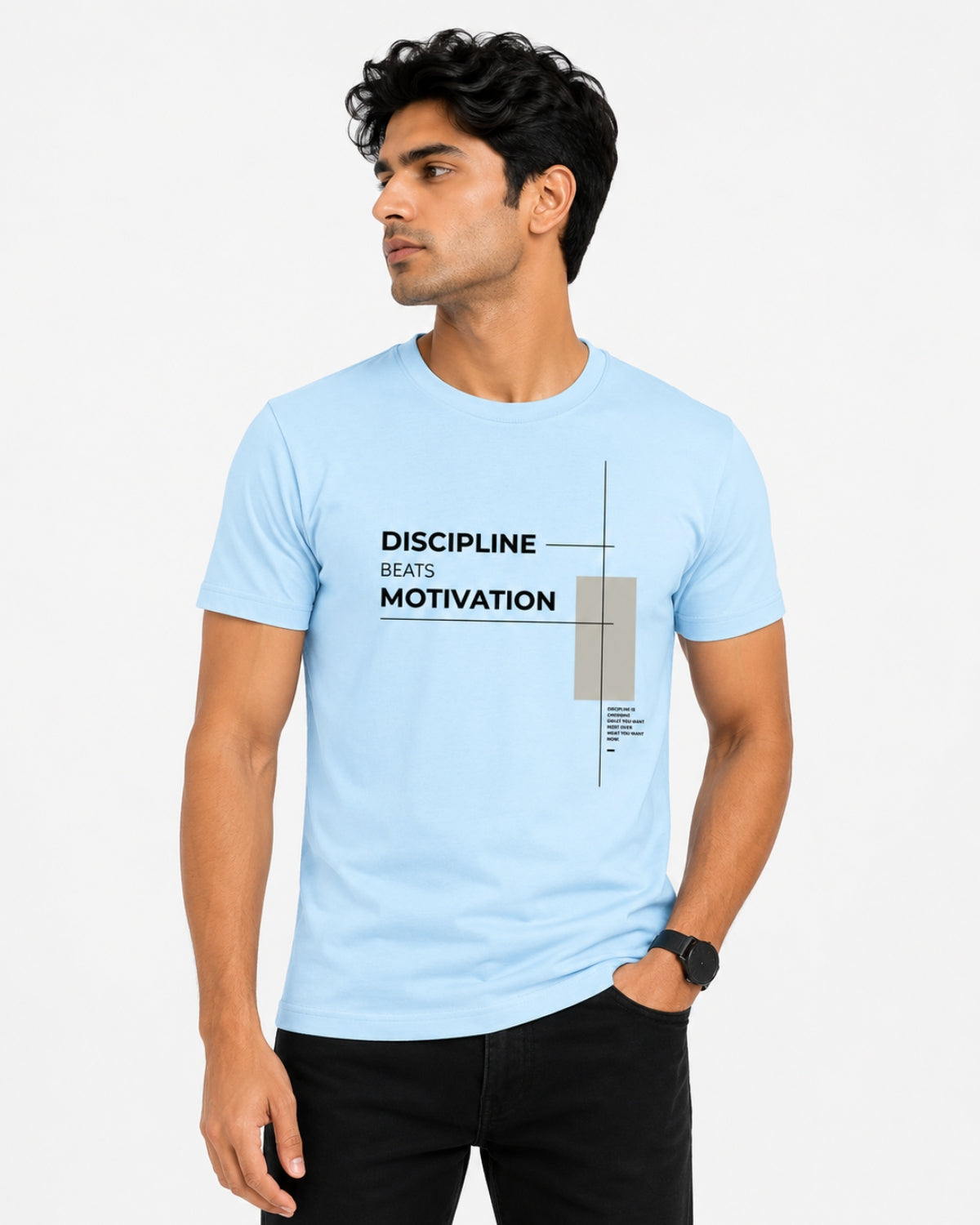 Premium Roundneck Everyday Stretch T-Shirt | Cotton Elastane Blend