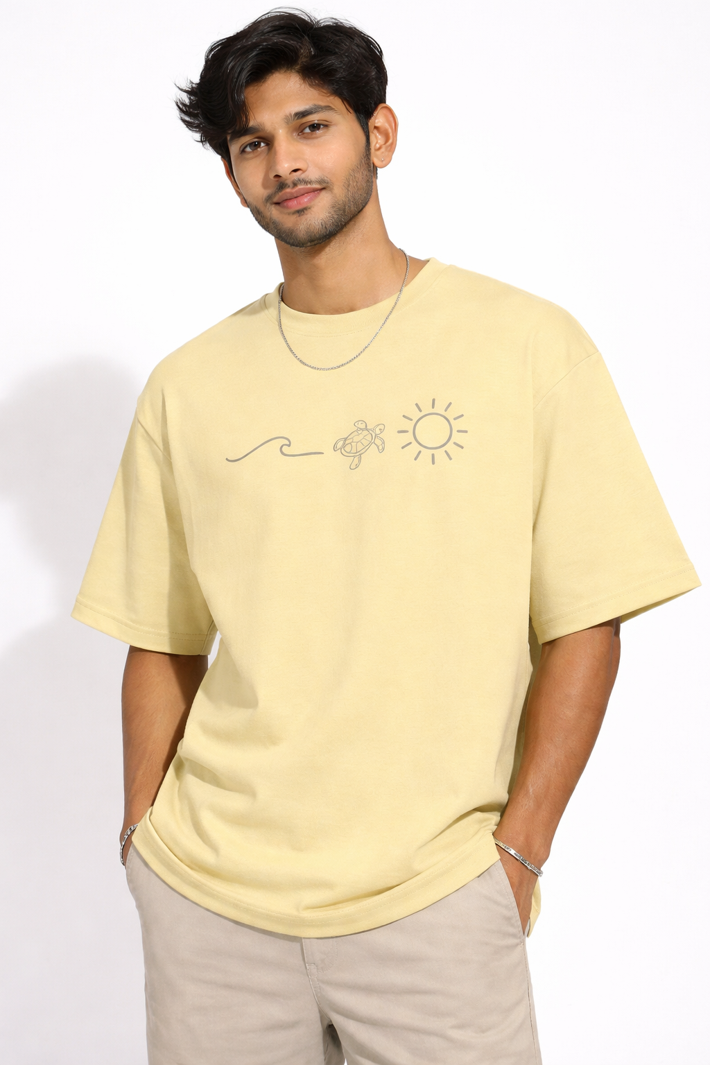 Unisex Oversized T-Shirt – 100% Cotton 180 GSM | Relaxed Streetwear Fit Tee