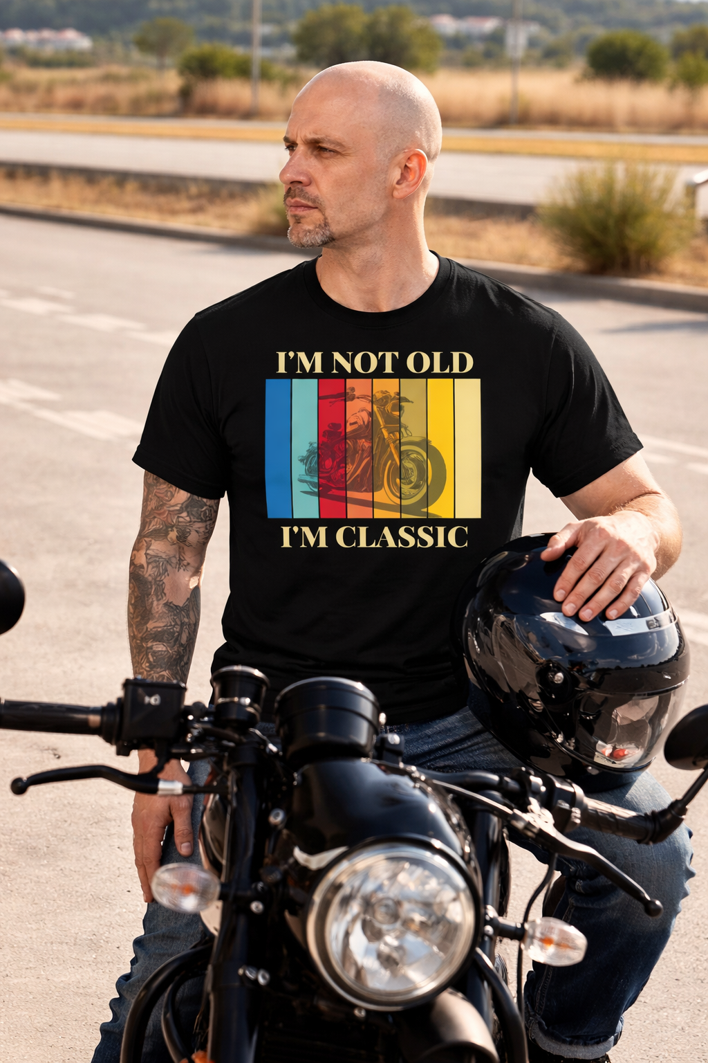 Vintage Classic  T-Shirt – “I’m Not Old I’m Classic” Unisex Cotton Tee