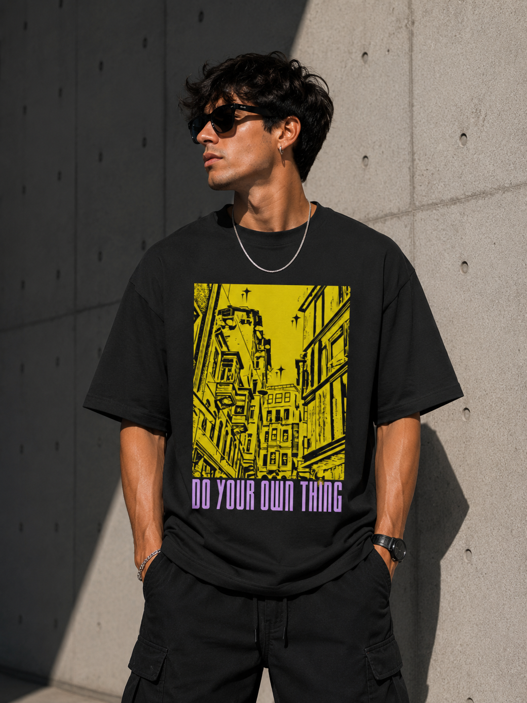 Do Your Own Thing Oversized Graphic T-Shirt for Men & Women
