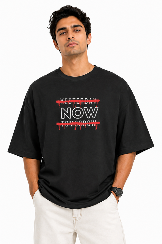 Now Oversized T-Shirt | Minimal Streetwear Tee