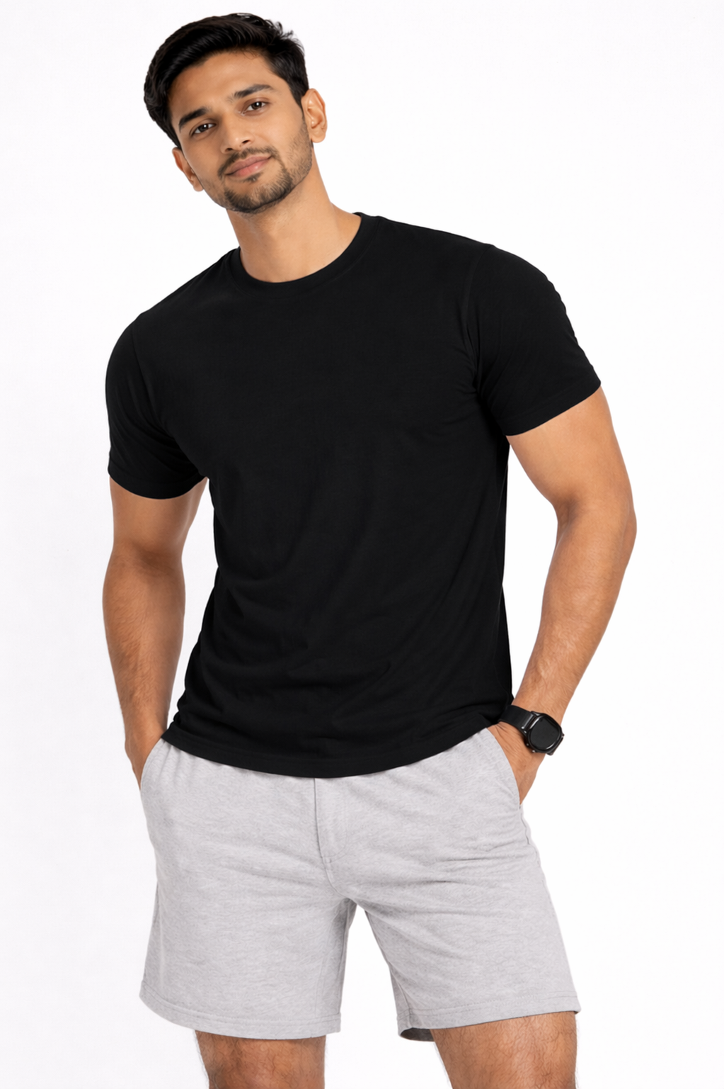 Unisex Classic Crew T-Shirt – 100% Cotton 180 GSM | Everyday Regular Fit Tee