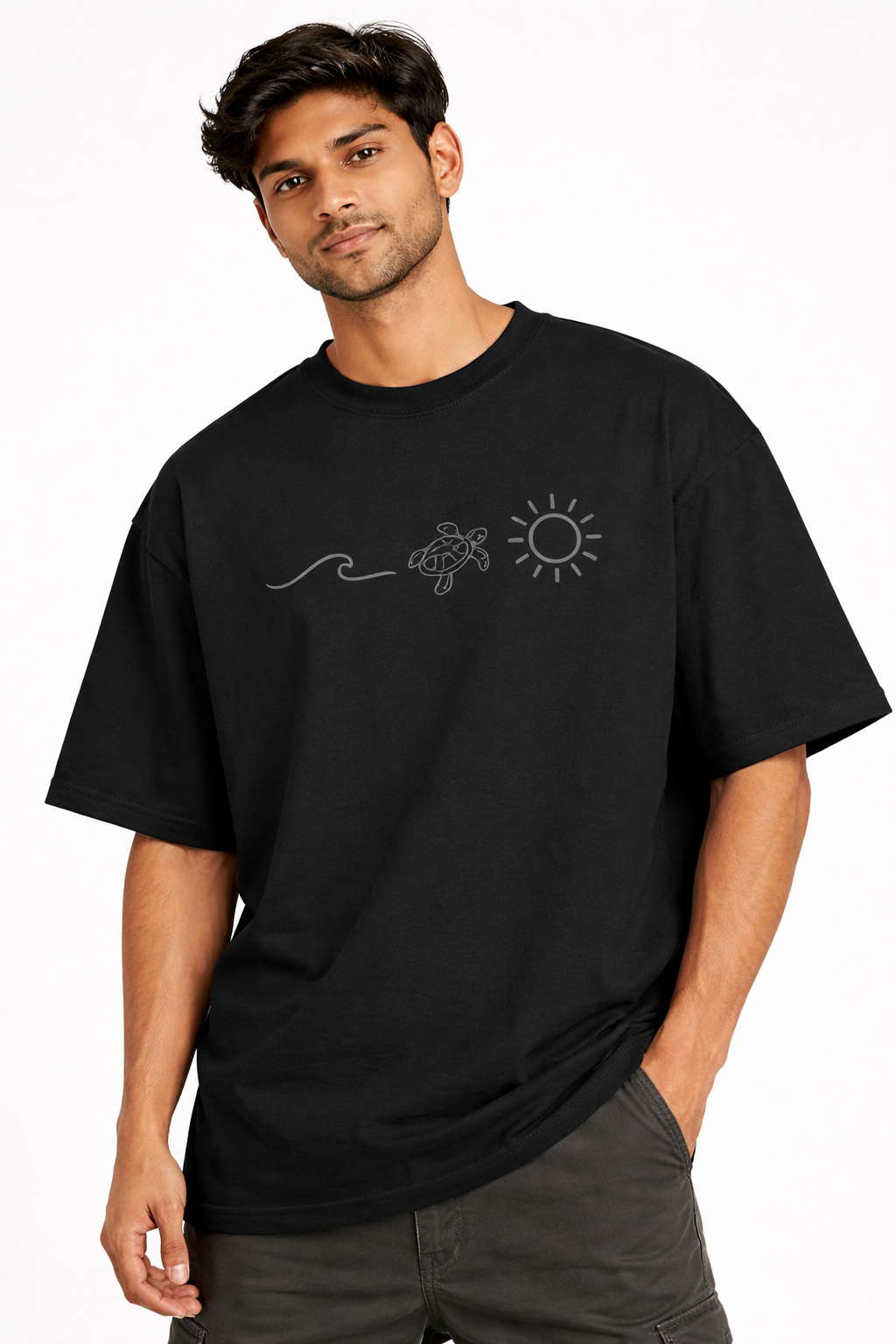 Unisex Oversized T-Shirt – 100% Cotton 180 GSM | Relaxed Streetwear Fit Tee