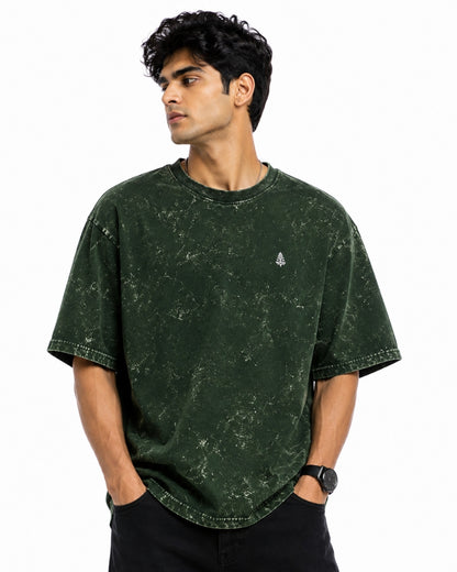 Premium Acid Wash Oversized T-Shirt for Men & Women | 240 GSM Cotton