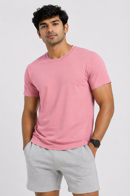 Unisex Classic Crew T-Shirt – 100% Cotton 180 GSM | Everyday Regular Fit Tee