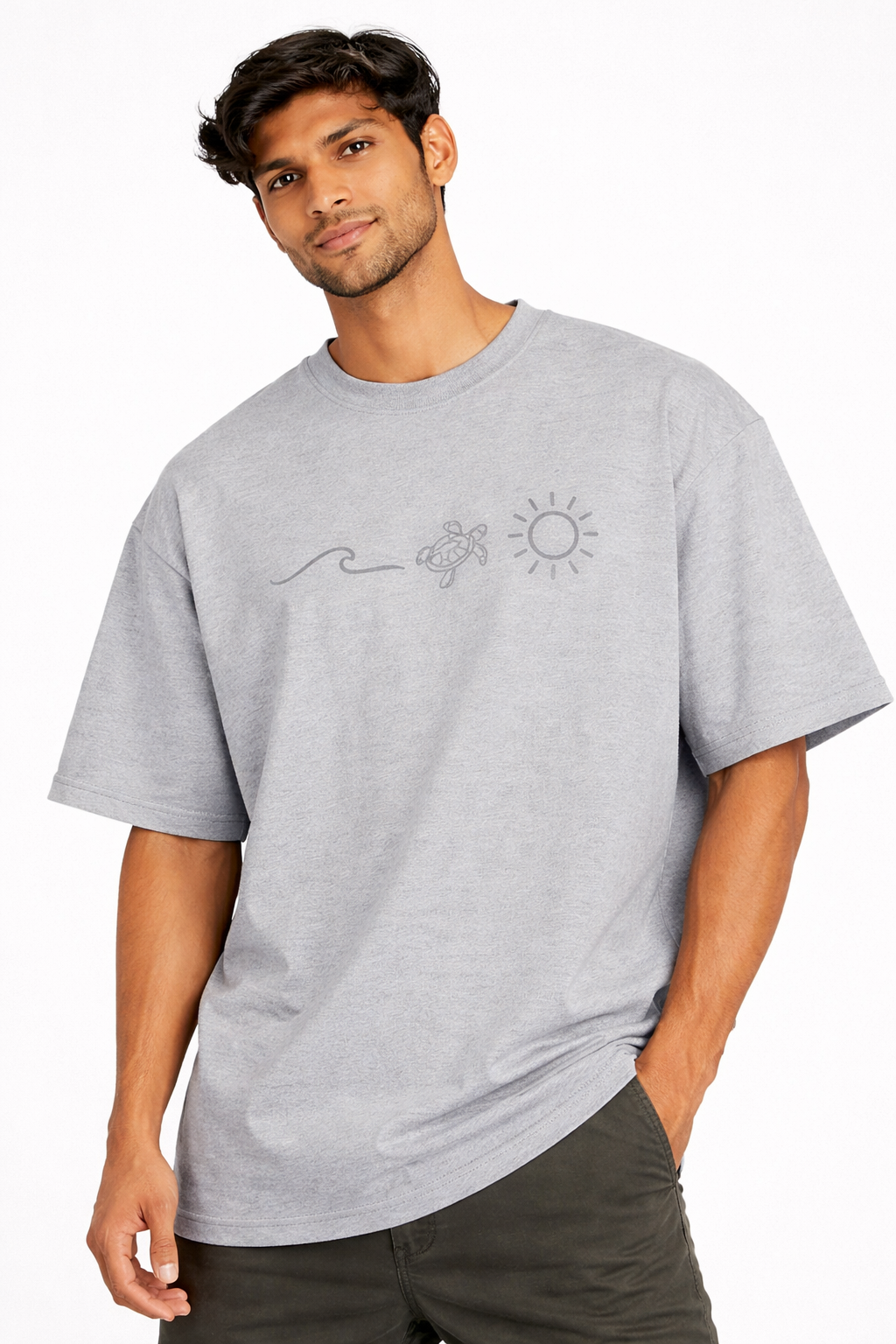 Unisex Oversized T-Shirt – 100% Cotton 180 GSM | Relaxed Streetwear Fit Tee