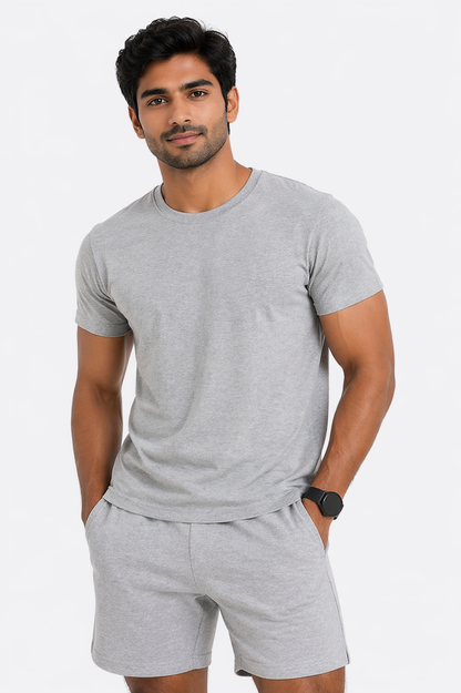 Unisex Classic Crew T-Shirt – 100% Cotton 180 GSM | Everyday Regular Fit Tee