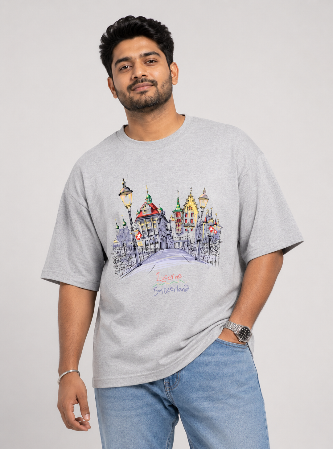 Minimalist Oversized T-Shirt for Men & Women | Premium Cotton Streetwear Tee