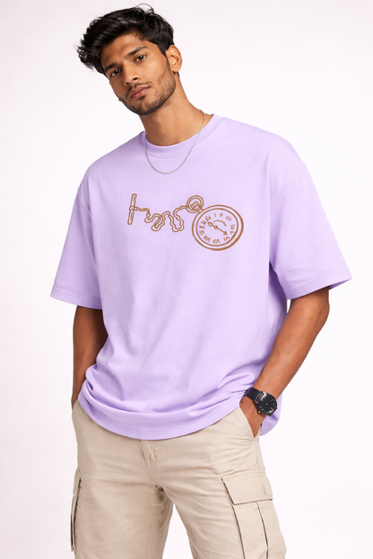 Unisex Terry Oversized T-Shirt | 260 GSM Premium Cotton Blend Drop Shoulder Tee