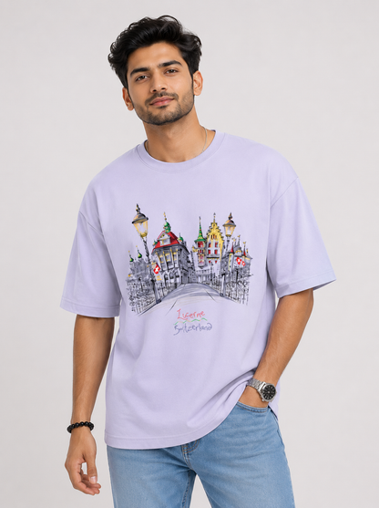 Minimalist Oversized T-Shirt for Men & Women | Premium Cotton Streetwear Tee