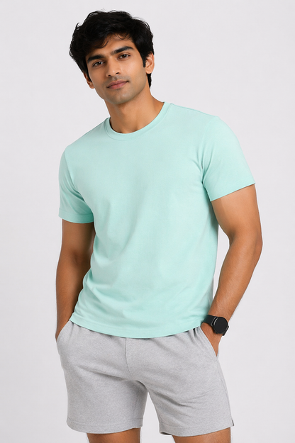 Unisex Classic Crew T-Shirt – 100% Cotton 180 GSM | Everyday Regular Fit Tee