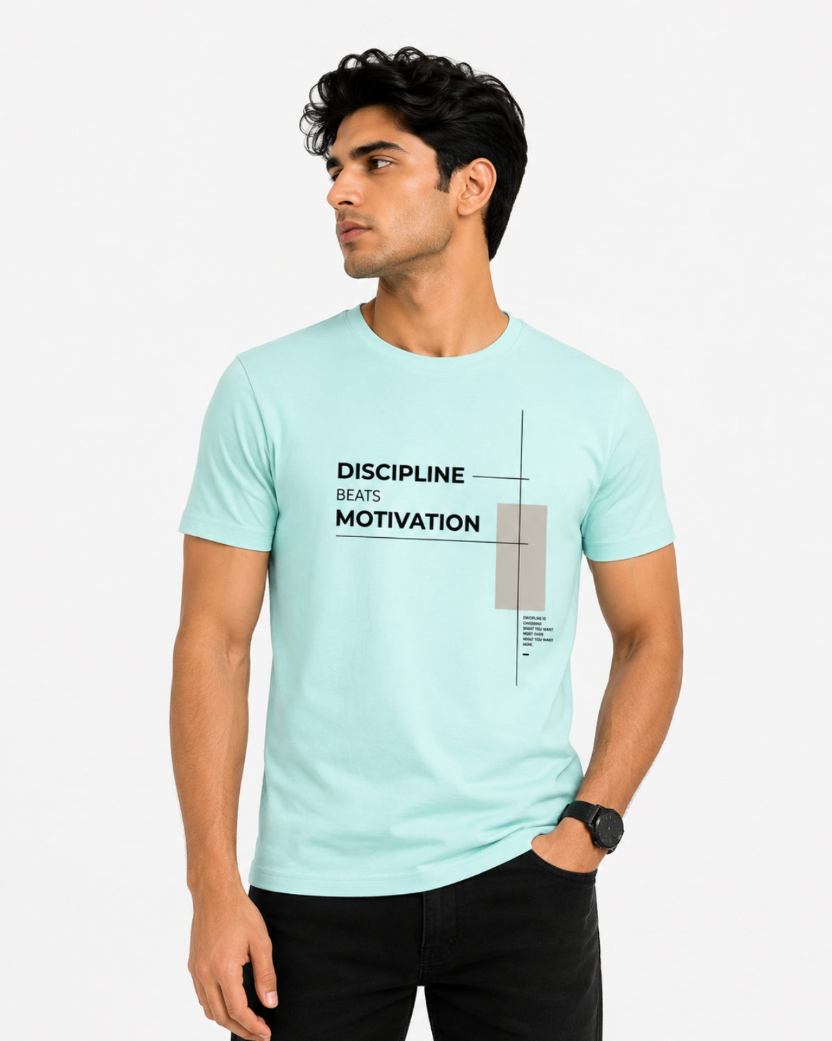 Premium Roundneck Everyday Stretch T-Shirt | Cotton Elastane Blend