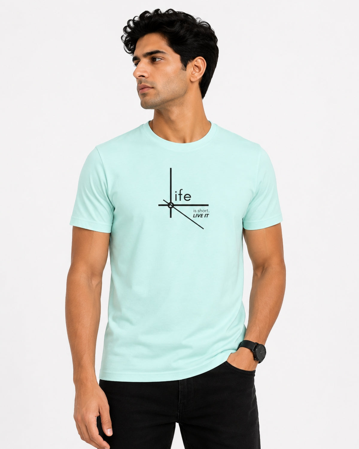 Premium Unisex Round Neck Stretch T-Shirt