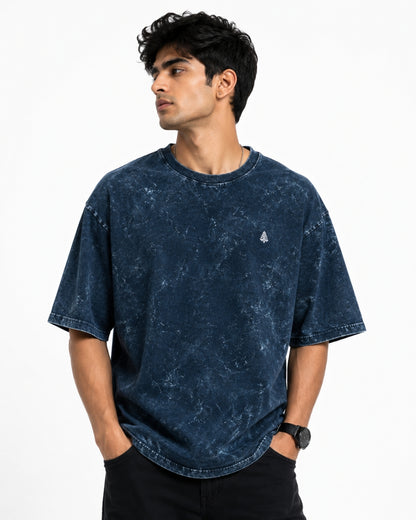 Premium Acid Wash Oversized T-Shirt for Men & Women | 240 GSM Cotton