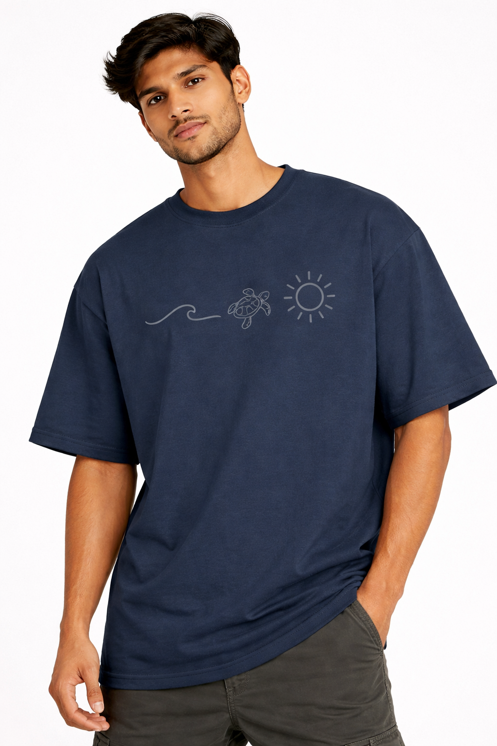 Unisex Oversized T-Shirt – 100% Cotton 180 GSM | Relaxed Streetwear Fit Tee