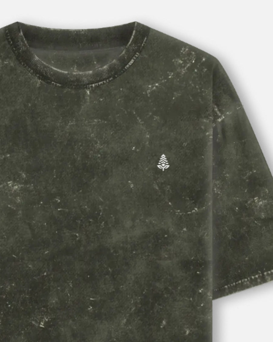 Premium Acid Wash Oversized T-Shirt for Men & Women | 240 GSM Cotton
