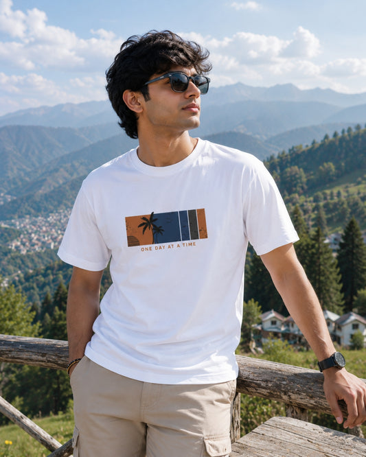 Travel Premium Round Neck T-Shirt | Flexibility and Comfort.