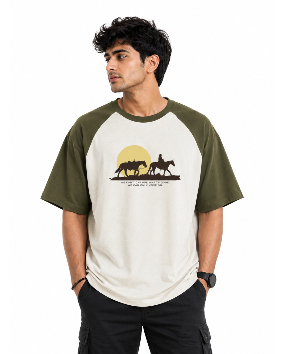 Premium Roundneck Oversized Raglan T-Shirt