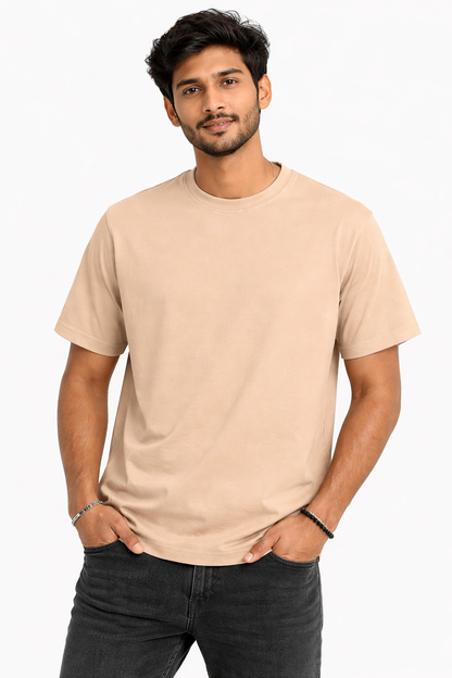 Unisex Classic Crew T-Shirt – 100% Cotton 180 GSM | Everyday Regular Fit Tee