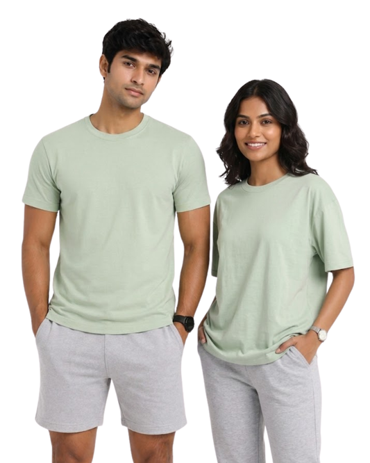 Unisex Classic Crew T-Shirt – 100% Cotton 180 GSM | Everyday Regular Fit Tee