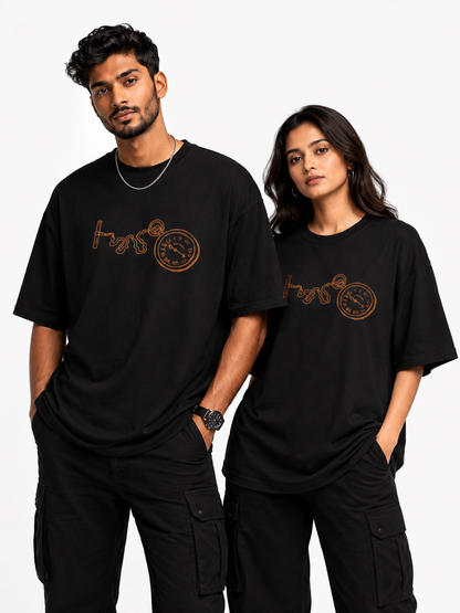 Unisex Terry Oversized T-Shirt | 260 GSM Premium Cotton Blend Drop Shoulder Tee