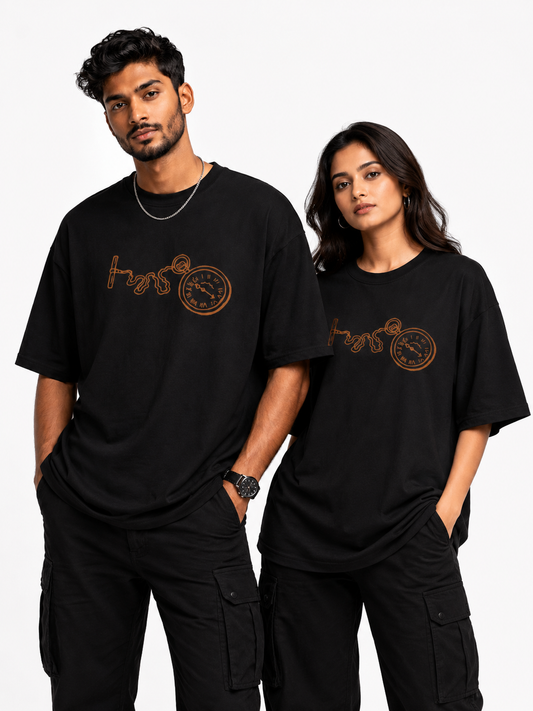 Unisex Terry Oversized T-Shirt | 260 GSM Premium Cotton Blend Drop Shoulder Tee