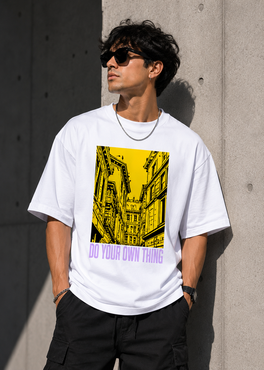 Do Your Own Thing Oversized Graphic T-Shirt for Men & Women