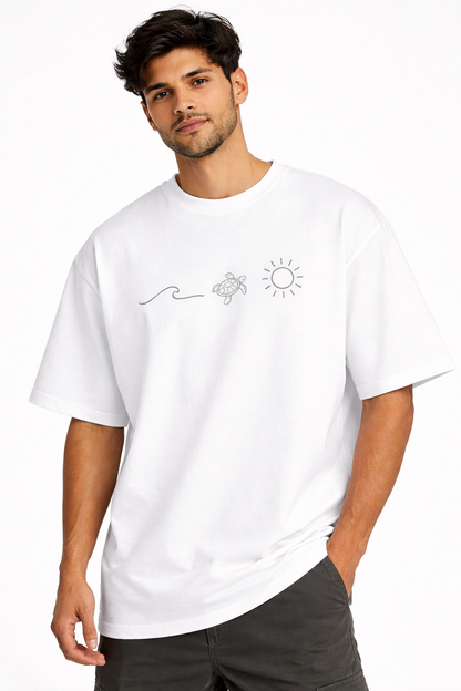 Unisex Oversized T-Shirt – 100% Cotton 180 GSM | Relaxed Streetwear Fit Tee