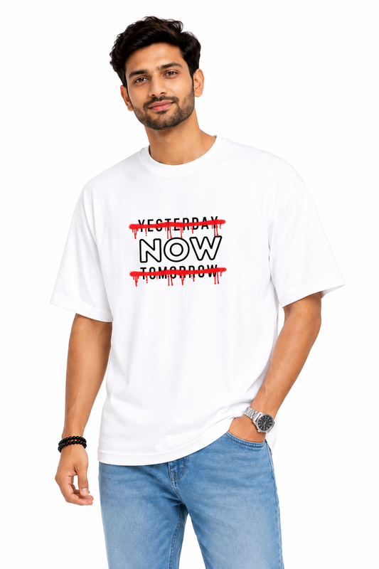 Now Oversized  T-Shirt | Minimal Streetwear Tee
