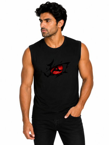 Men's Sleeveless T-Shirt | Anime Inspired Cotton Muscle Tee