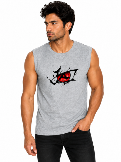 Men's Sleeveless T-Shirt | Anime Inspired Cotton Muscle Tee