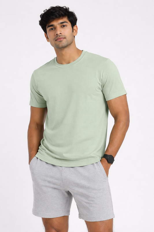 Unisex Classic Crew T-Shirt – 100% Cotton 180 GSM | Everyday Regular Fit Tee